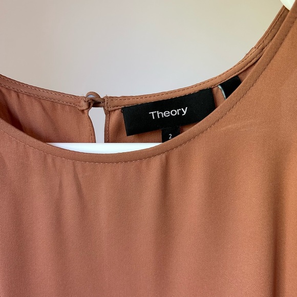 Theory silk midi dress - Picture 3 of 4